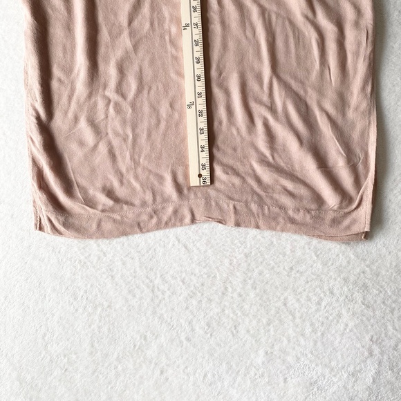 JUST U IN Womens Pullover-Over Mini Dress Back-Keyhole Sleevesless Sz LargePeach - Picture 7 of 11